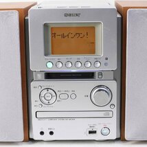 SONY ソニー MD/CD/カセット オールインワンコンポ HCD-M35WM ＋ SS-CM35ジャンク品★800v09_画像2