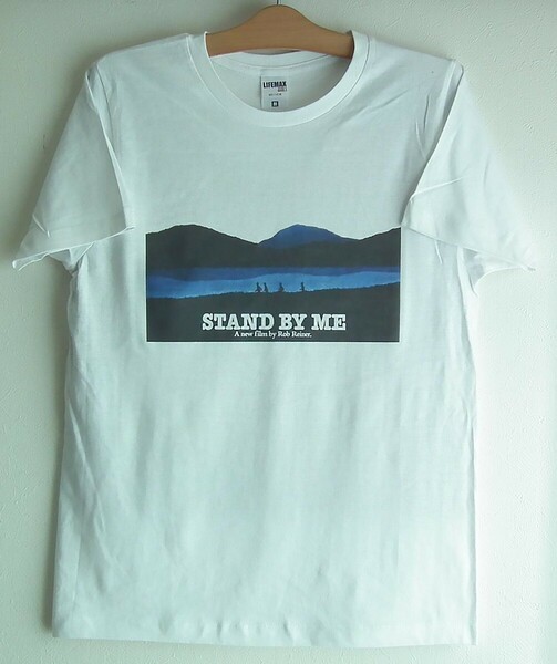 新品★スタンド・バイ・ミー★白半袖★スティーブン・キング★山★映画★stand by me