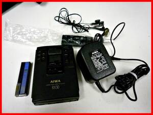 *AIWA HS-RX30* Aiwa с радио Walkman / кассета Boy *REMOTE* Junk * старый Logo * адаптор AC-207/ аккумулятор PB-3