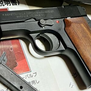 TANAKA WORKS Beretta M1934 ミリタリーモデル 木製グリップの画像6