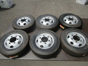 送料無料！◆225/75R16◆TOPY製◆16X6J　+128　6H/222.25◆3.5tエルフ/NPR70・80系【ZLT-245】