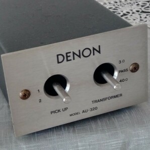 DENON MC昇圧トランス AU-320 動作音質良好品 デ ノン 昇圧トランスの画像1