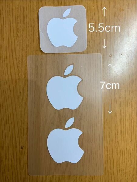 Apple iPhone iPad りんご　ロゴ　ステッカー　シール　3枚