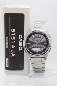 【CASIO WAVE CEPTOR】MULTI BAND 6 WVA-M630 5アラーム イルミネーター ワールドタイム タフソーラー電波 中古品時計 24.4.7 