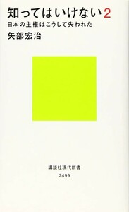 知ってはいけない　２ （講談社現代新書　２４９９） 矢部宏治／著