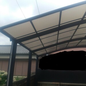  carport three . aluminium cam fiR Triple used disassembly ending present condition pickup limitation 