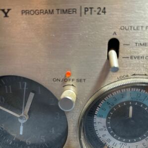 SONY ソニー プログラムタイマー PROGRAM TIMER PT-24 通電動作確認済み 傷汚れ有りの画像2