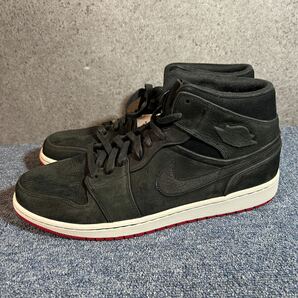 ナイキ NIKE AIR JORDAN 1 MID NOUVEAU エアジョーダン1ミッドヌーボー 629151-001 ブラック ハイカット 32cm タグ有りの画像2