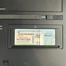 【ジャンク品】HP ノートパソコン HP mini 5102 serialCNU03000H4 WindowsXP Home Edition ULCPC Microsoft 通電動作未確認_画像7