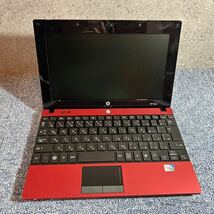 【ジャンク品】HP ノートパソコン HP mini 5102 serialCNU03000H4 WindowsXP Home Edition ULCPC Microsoft 通電動作未確認_画像2