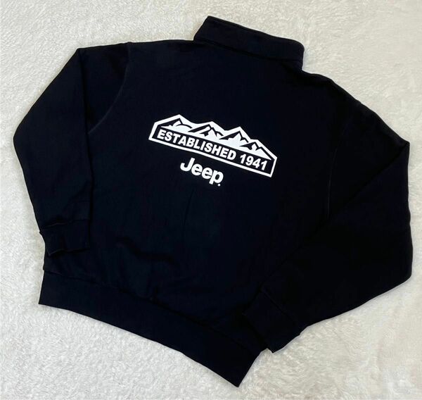 Jeep Half Zip-Up M-Logo Sweat サイズM