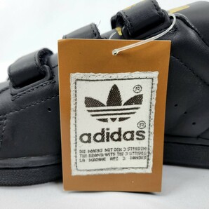 新品デッドストック 98年製 adidas STANSMITH CONFORT US8.5 26.5cm 90年代 90s アディダス スタンスミス ベルクロ 黒 MASTER ビンテージの画像9