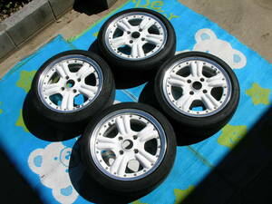  Gifu Aichi pick up possible SSR Speedster 265 wheel 15 -inch 4 hole 6J+40 2 ps 6.5J+342 pcs 4 pcs. scratch large 165/50R15 Junk Cappuccino Alto Works AZ1