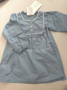 新品　しまむら　ワンピース　90 長袖　フリル　 シャツ　女の子