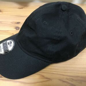 ニューエラ キャップ 帽子 コットンのブラック メンズ 9TWENTYの画像1