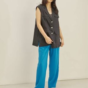 SHIPS for women シックアンドシンツイルテーパードパンツ