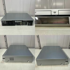 【通電のみ確認済み】Panasonic パナソニック VHS ＋ DVDレコーダー DMR-E70V 説明書 リモコン 付き 現状品の画像2