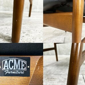 C）ACME Furniture /アクメファニチャー■ WARNER ARM CHAIR BLACK /ワーナー ダイニングチェア ■ブラック■ アームチェアの画像4