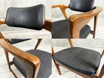 B)ACME Furniture /アクメファニチャー■ WARNER ARM CHAIR BLACK /ワーナー ダイニングチェア ■ブラック■ アームチェア_画像4