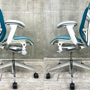 HermanMiller/ハーマンミラー■ミラ2チェア■ターコイズブルー■スタジオ7.5■セミポリッシュドベースの画像3