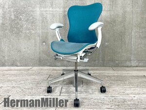 HermanMiller/ Herman Miller # Mira 2 chair # turquoise blue # Studio 7.5# semi polish do base 