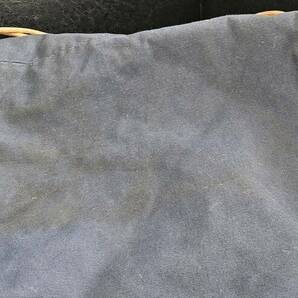 【1円～】HERMES エルメス ポロションミミルGM Hロゴ 巾着型 バックパック リュックサック キャンバス ネイビー ユニセックスの画像6