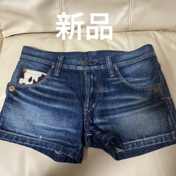 新品　RNASLANG デニムショートパンツ