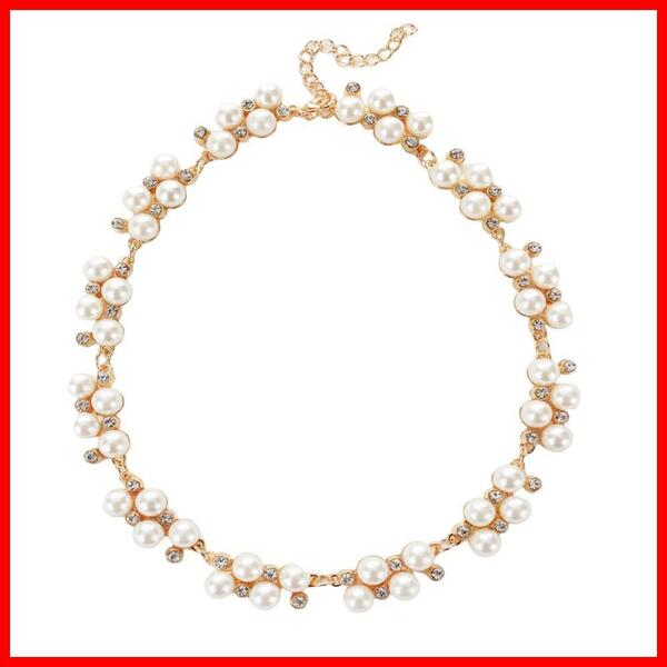 【在庫セール】[YINKE] 真珠のネックレス ネックレス ネックレスレディース 真珠 ホワイト 結婚式 パーティー 入学式 卒業