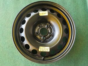 L16007 ＶＷ フォルクスワーゲン ＮＥＷ ビートル 純正 スチール １本のみ スペア 等 ６．５Ｊ×１６ ＋４２ ＰＣＤ１００