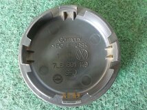 VWC11P ＶＷ フォルクスワーゲン 純正 センターキャップ １枚のみ 外径約７７ミリ トゥアレグ 等 7L6601149_画像3