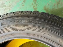 5) 6887e グッドイヤー アイスナビ ＳＵＶ 235/55R18 １本のみ ハリアー ヴァンガード 等 2015年製_画像5