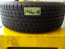 5) 6887e グッドイヤー アイスナビ ＳＵＶ 235/55R18 １本のみ ハリアー ヴァンガード 等 2015年製_画像1