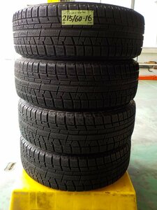 5) 6883c ヨコハマ アイスガード iＧ５０ Plus 215/60R16 ４本セット エスティマ クラウン マークＸ オデッセイ 等 2017年製