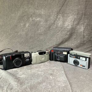 フィルムカメラ POKETFUJIKA ポケットフジカ CHINON 35F-Ⅱ Canon キャノン Autoboy juno Nikon ニコン TWZOOM 35-70 4台まとめ