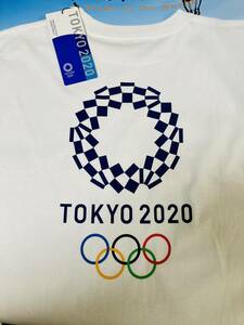 東京2020オリンピック M　綿１００％ 　赤字セール　定価2,728円　 新品タグ付送料無　Ｔシャツ　　男女兼用