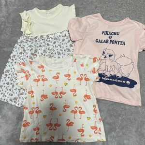 Tシャツ 半袖Tシャツ カットソー 女児用 女の子　半袖　保育園