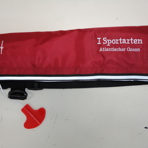 1円売り切り！！I sportarten Atlantischer Ozean ライフジャケット手動ベルトレッド 送料全国5２0円の画像2