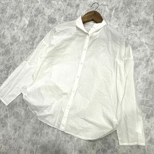 WW ■ 着心地抜群 '定番アイテム' io comme io イオコムイオ 長袖 COTTON ボタンシャツ / ワイシャツ size40 レディース 婦人服 トップス