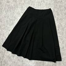 H ＊ 日本製 '高級感溢れる' L'EQUIPE YOSHIE INABA レキップ ヨシエイナバ 高品質 ロング フレアスカート size40 レディース 婦人服 _画像3