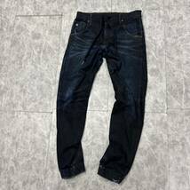 LL ＊ '人気モデル' G-STAR RAW ジースターロウ ARC 3D SPORT TAPERED CUFFED 立体裁断 STRETCH ジョグジーンズ / デニムパンツ W28 L30_画像2