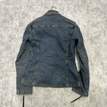 W ■ イタリア製 '希少 ビンテージ' FERRE JEANS ジャンフランコフェレ 高品質 デニム ジャケット / Gジャン sizeS 婦人服 アウター 古着_画像3