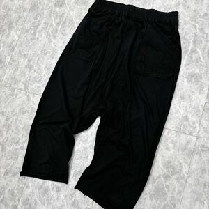 1円~ ＊ イタリア製 'ラグジュアリーウェア' RICK OWENS DRKSHDWリックオウエンス ダークシャドウ 上質コットン素材 サルエルパンツ M