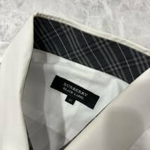 EE＊ 国内正規品 '高級紳士服' BURBERRY BLACK LABEL バーバリー ブラックレーベル 半袖 ボタンダウン シャツ size41メンズ ワイシャツ_画像5