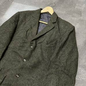 R ☆ 高級感溢れる!! '洗練されたデザイン' HARRIS TWEED ハリスツイード 3ボタン ツイード テーラードジャケット 紳士服 メンズ アウターの画像3