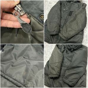 1円~ ＊ 古着 '名作 人気モデル' AVIREX アヴィレックス REGULATION OFFICER'S UNIFORM N-3B 中綿 フライトジャケット L メンズ 244711の画像9