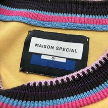 B■ 良品 / 日本製 '洗礼されたデザイン' MAISON SPECIAL メゾンスペシャル 半袖 オーバーサイズ Tシャツ / カットソー 01 紳士服 トップス_画像5