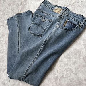 W ＊ 'ラグジュアリーウェア' 人気シルエット ARMANI JEANS アルマーニ ジーンズ STRETCH ブーツカット デニムパンツ / ジーンズ W27