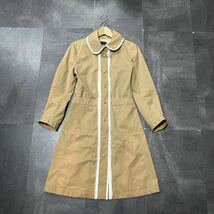 1円~■ イタリア製 '高級ラグジュアリー服' FENDI フェンディ 高品質 シャツ ワンピース size38 レディース 婦人服 トップス 古着 ベージュ_画像1