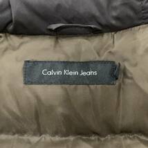 QQ ▼ 都会のカジュアルウェア '保温性抜群' Calvin Klein Jeans カルバンクライン ジーンズ ジップアップ 中綿 ダウンジャケット size:M_画像8