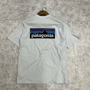 DD ■ メキシコ製 '人気モデル' Patagonia パタゴニア 半袖 ロゴ入り Tシャツ / カットソー sizeM 着心地抜群 メンズ 紳士服 トップス の画像3